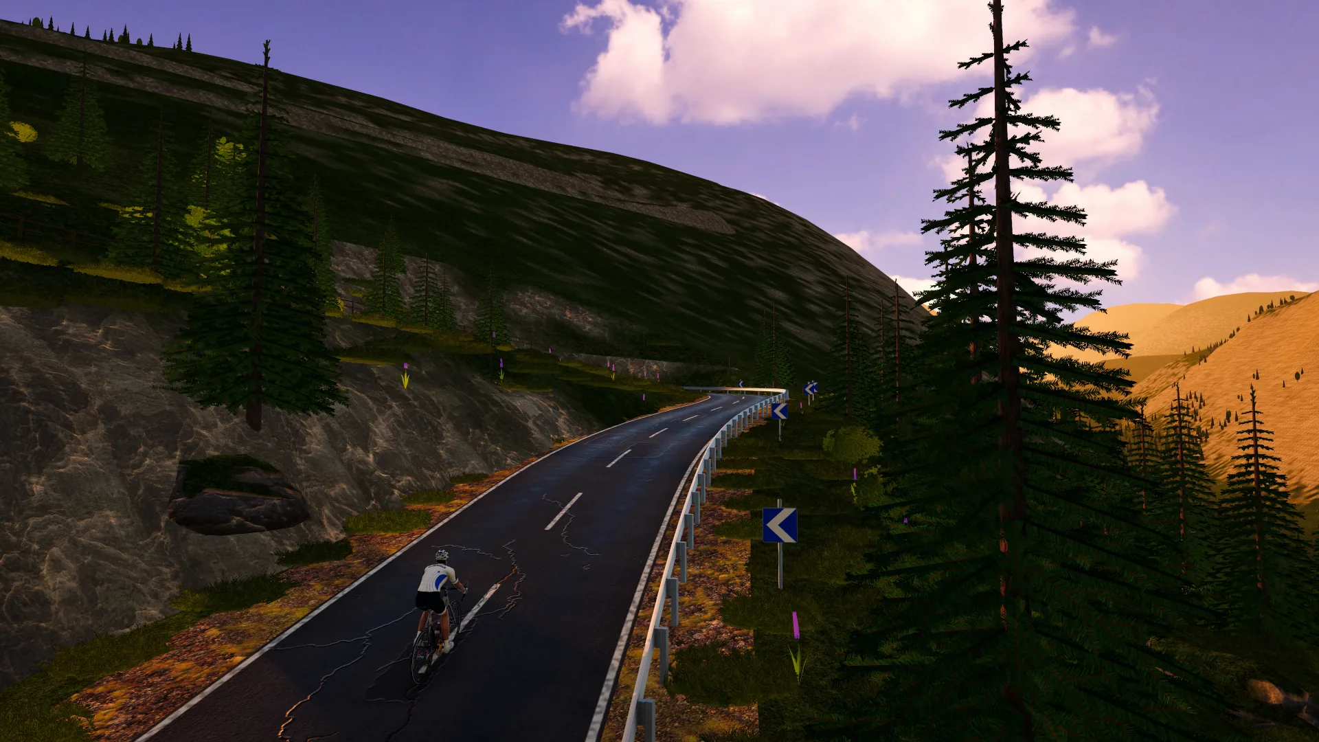 Les lacets de l’Alpe d’Huez dans FORGE Ride