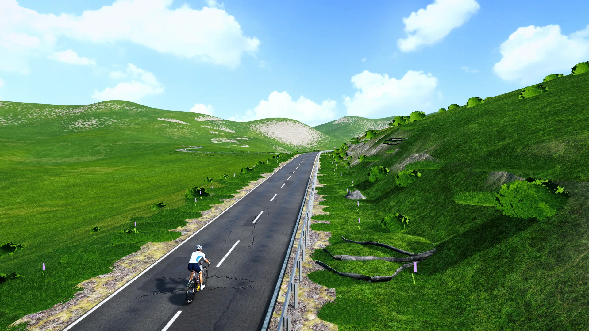 Le col du Galibier dans FORGE Ride