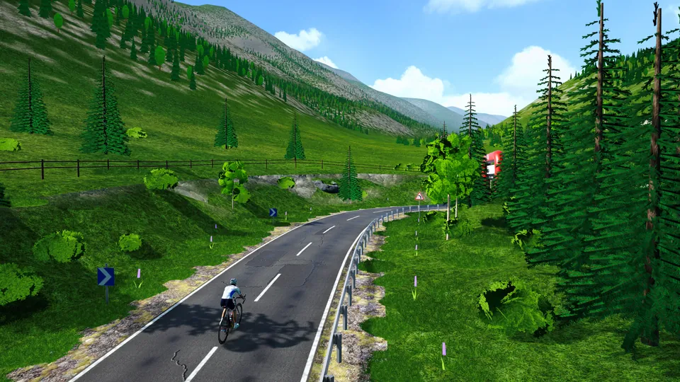 Col du Tourmalet dans FORGE Ride
