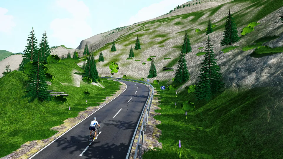 Col de la Croix de Fer dans FORGE Ride